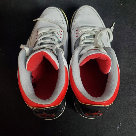 Nike Air Jordan 3 Retro 2007 Fire Red Size 15 136064-161 - Picture 7 of 8